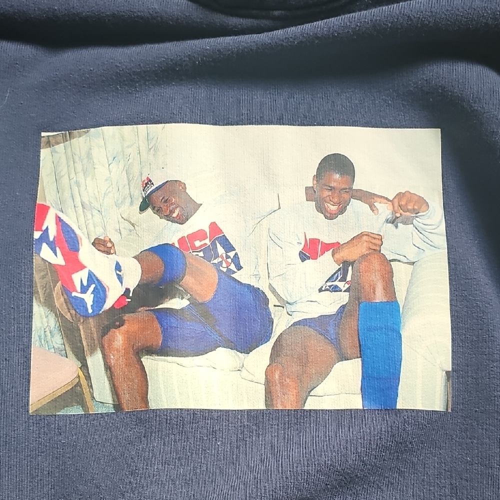 Jordan Navy Blue Graphic Sweatshirt